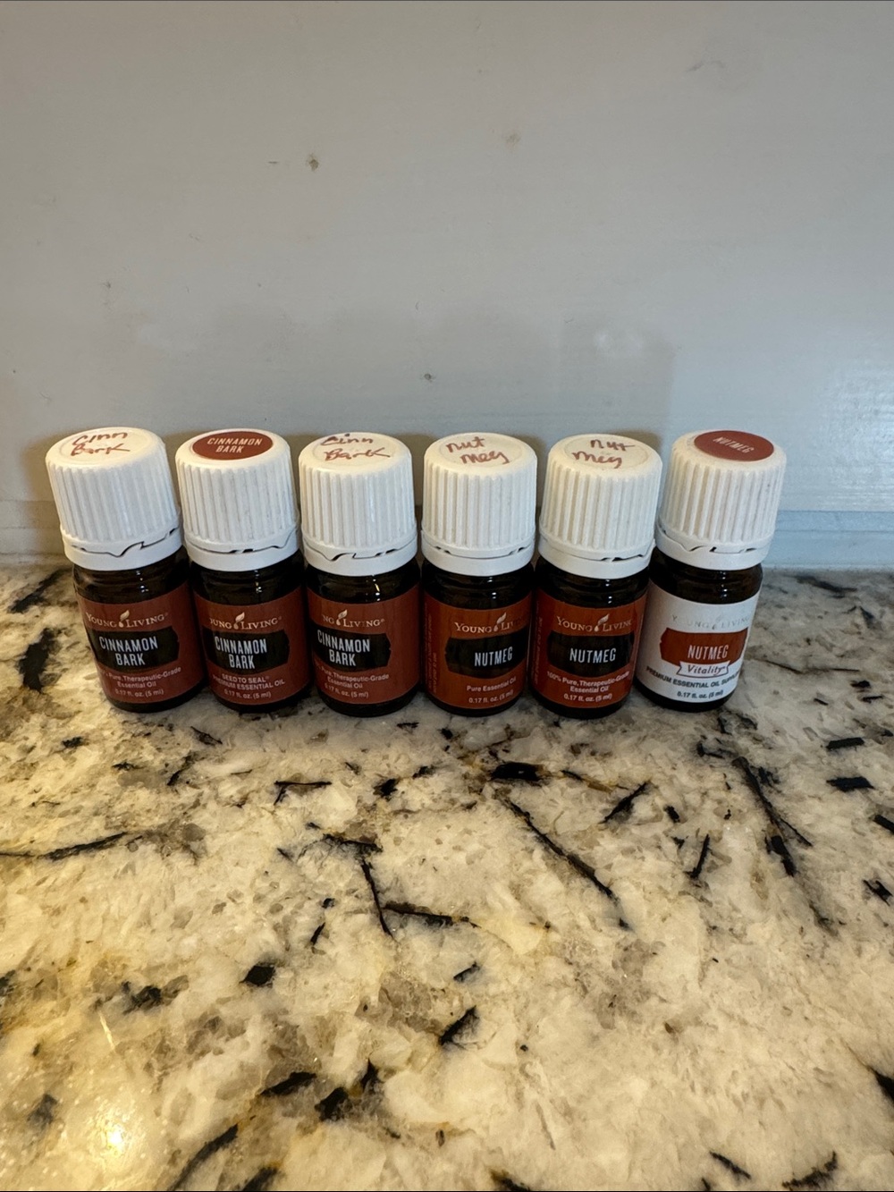 YL cinnamon bark nutmeg 6 bottles